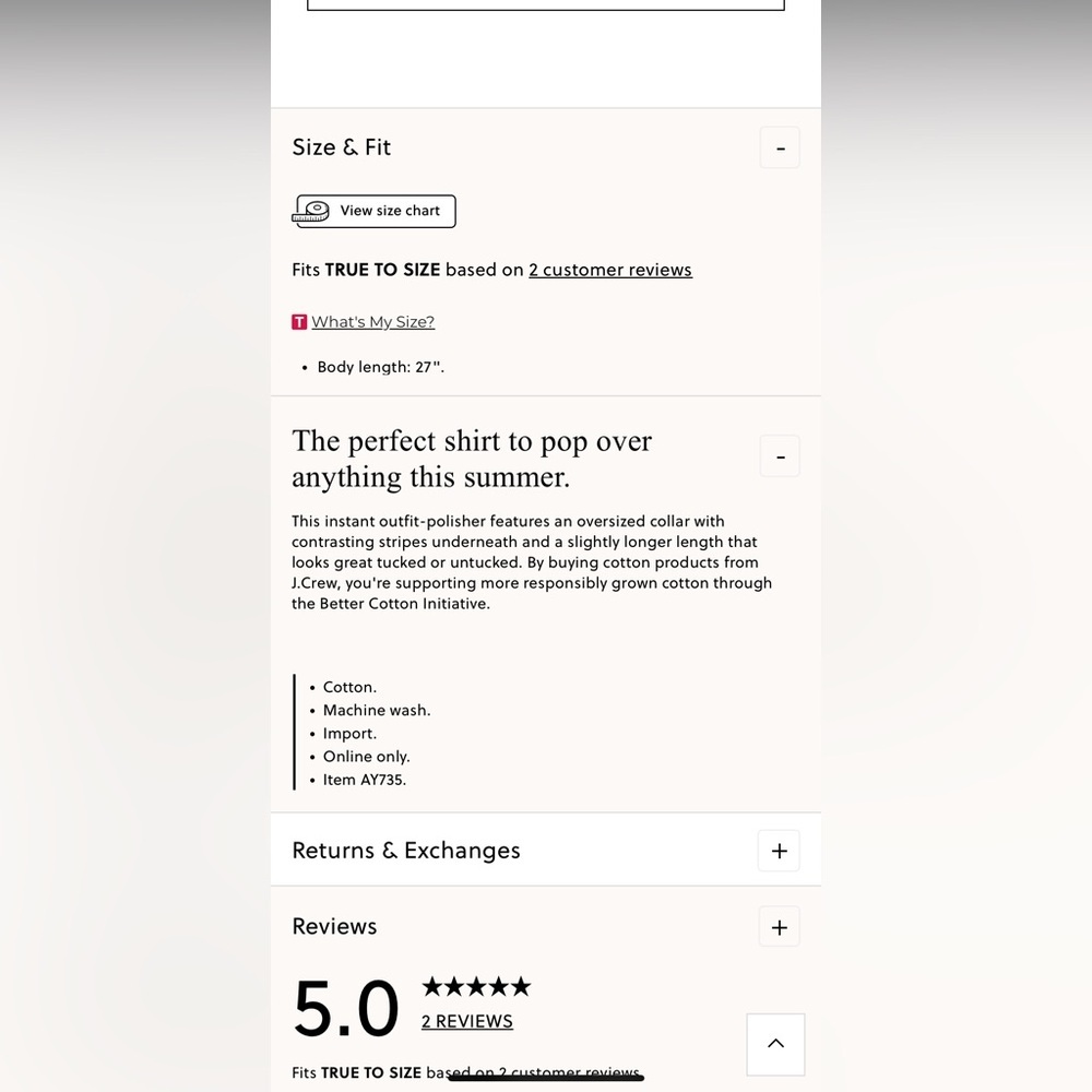 J.Crew NWOT collared cotton Poplin popover blouse szL - Picture 3 of 7